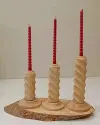 SMD1005 Burgu Model Şamdan 3'lü Set