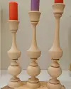 SMD1004 Lale Model Şamdan 3'lü Set 